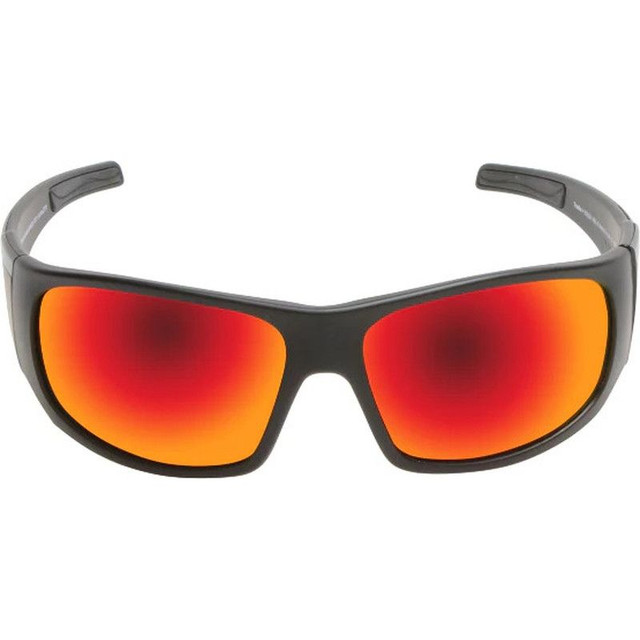 Tradie Safety RS5001 - Matte Black/Red Mirror Lenses