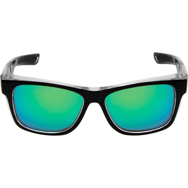 Ugly Fish Sparkie Safety RS545RX - Matte Black/Green Mirror Lenses