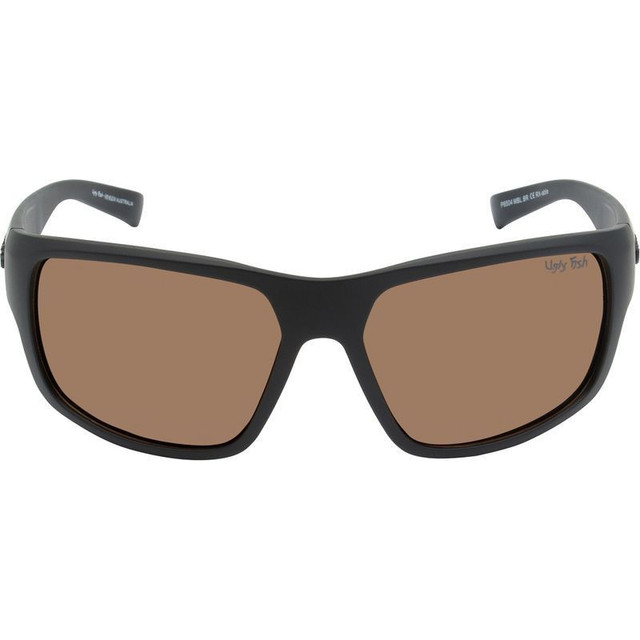 Ugly Fish P6504 - Matte Black/Brown Polarised Lenses