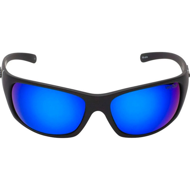 Eclipse - Matte Black/Blue Mirror Polarised Lenses