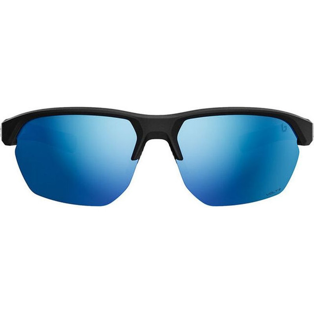 Bolle Victus - Matte Black and Blue/Volt+ Offshore Polarised Lenses