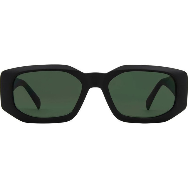 Mayhem - Matte Black/Green Lenses