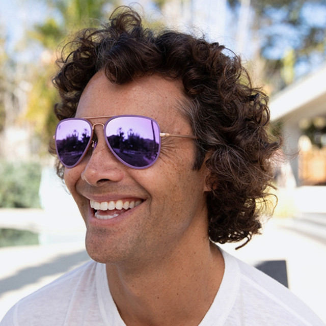 Blenders A Series - Lilac Lacey Purple/Lavender Mirror Polarised Lenses