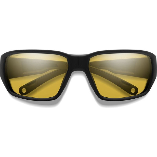 Smith Hookset - Matte Black/ChromaPop Low Light Yellow Glass Polarised Lenses