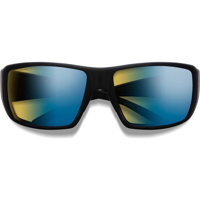 Guides Choice - Matte Black/Chromapop Yellow Blue Mirror Glass Polarchromic Lenses