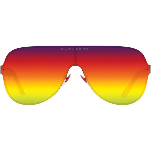 Blenders Falcon - Supreme Irene Silver/Red Rainbow Mirror Polarised Lenses