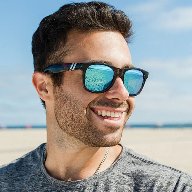 M Class X2 - Psycho Cat Multi Tortoise/Blue Mirror Polarised Lenses