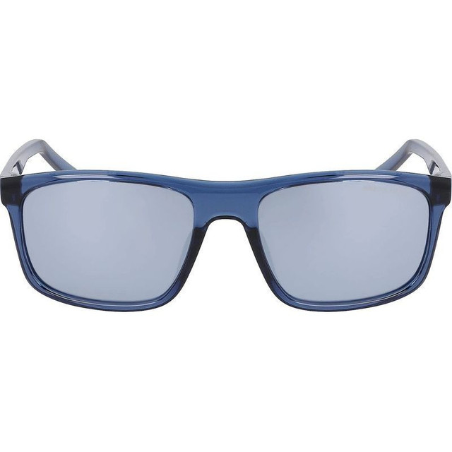 Nike Fire L - Matte Mystic Navy/Silver Mirror Polarised Lenses