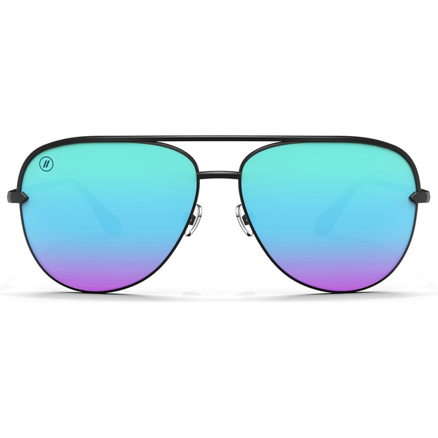 Shadow - Flying Pretty Matte Black/Blue Mirror Polarised Lenses