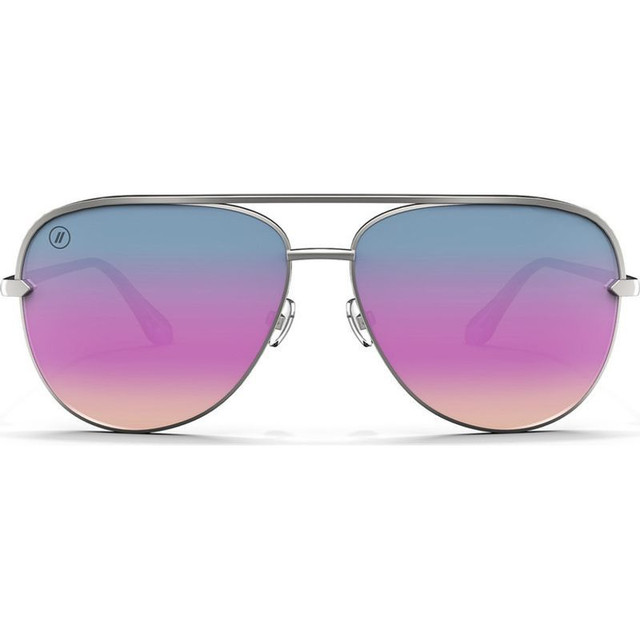 Shadow - Zero Gravity Silver/Rainbow Lavender Mirror Polarised Lenses