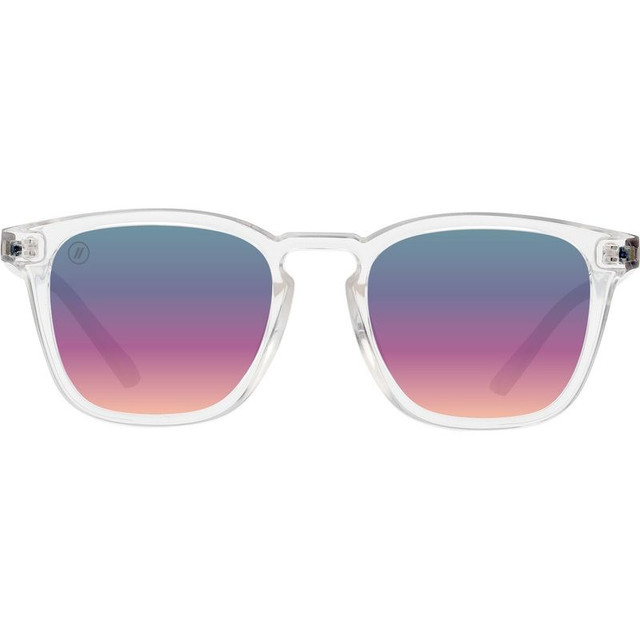 Sydney - Stellar Grace Clear/Rainbow Lavender Gradient Mirror Polarised Lenses