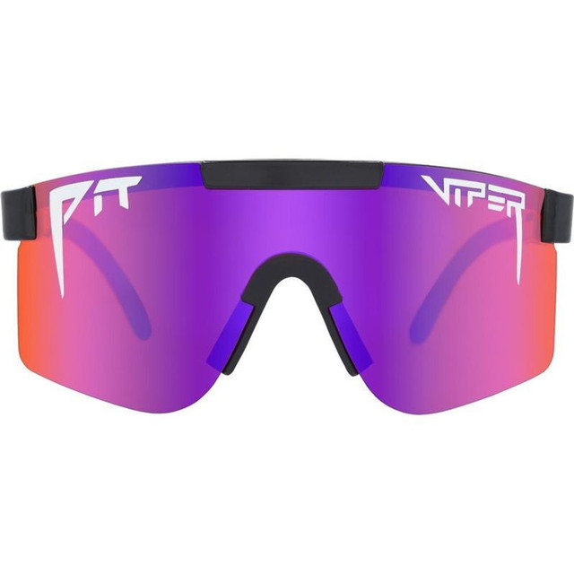 Pit Viper The Single Wides - Mud Slinger Black/Purple Pink Mirror Lenses