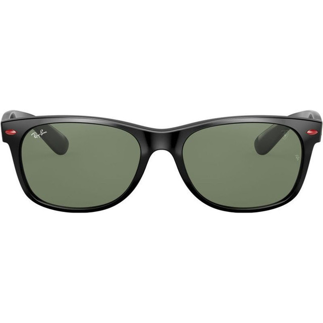 New Wayfarer RB2132M - Black/Green G15 Glass Lenses