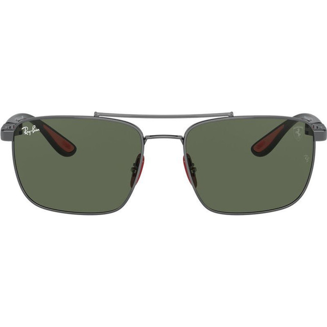 Ray-Ban RB3715M - Gunmetal/Dark Green Lenses