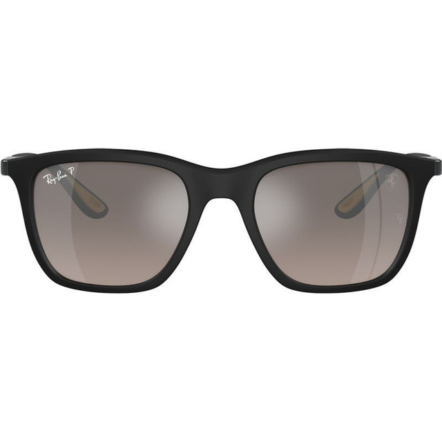 RB4433M - Matte Black/Silver Mirror Polarised Lenses