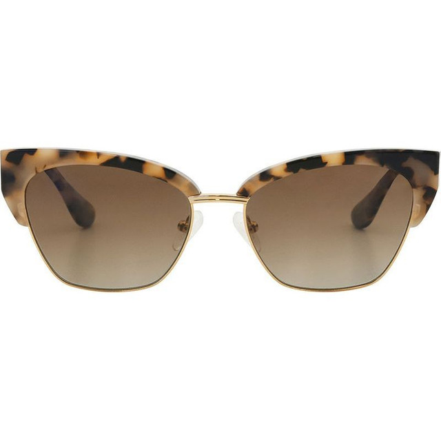 Gigi - Beige Tort/Brown Gradient Polarised Lenses