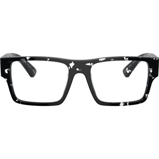 Prada Glasses PRA08V - Havana Black Transparent/Clear Lenses 54 Eye Size