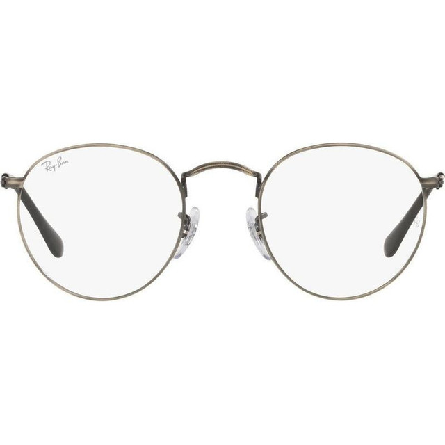 Ray-Ban Glasses Round Metal RX3447V - Gunmetal/Clear Lenses 53 Eye Size