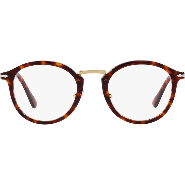 Persol Glasses Vico PO3309V - Havana/Clear Lenses 51 Eye Size