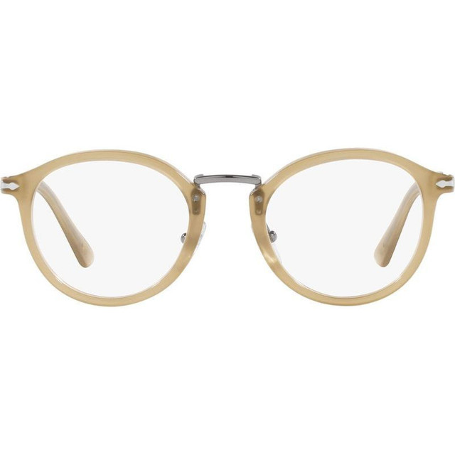 Persol Glasses Vico PO3309V - Opal Beige/Clear Lenses 51 Eye Size