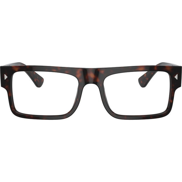 Prada Glasses PRA01V - Havana/Clear Lenses 55 Eye Size