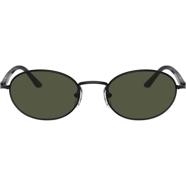 Persol Ida PO1018S - Black/Green Glass Lenses 55 Eye Size