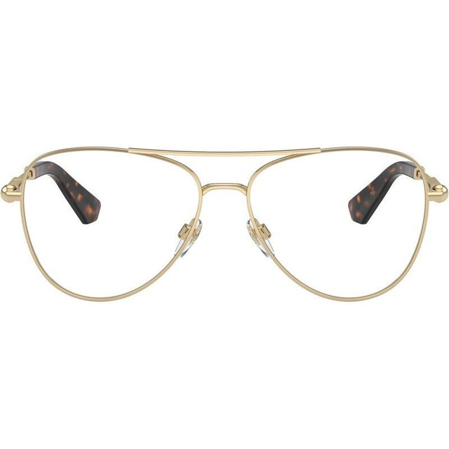 Burberry Glasses BE1386 - Light Gold/Clear Lenses 55 Eye Size