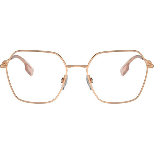 Burberry Glasses BE1381 - Rose Gold/Clear Lenses 54 Eye Size