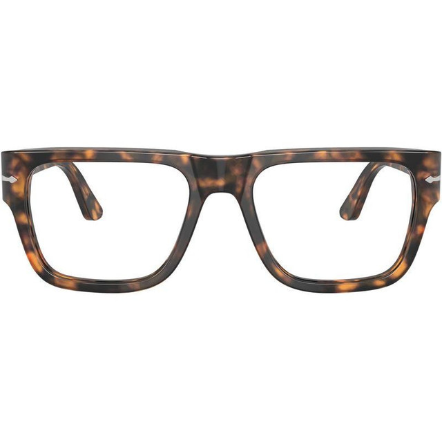 Persol Glasses PO3348V - Brown Havana/Clear Lenses 53 Eye size