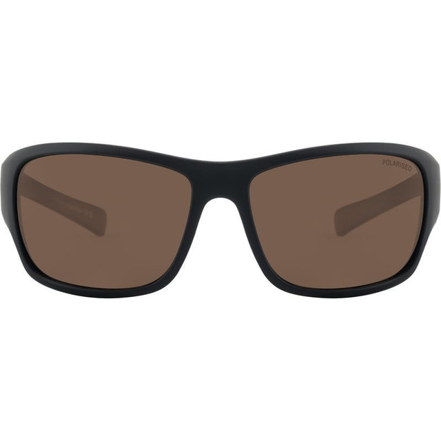 Dirty Dog Circuit - Satin Black/Brown Polarised Lenses