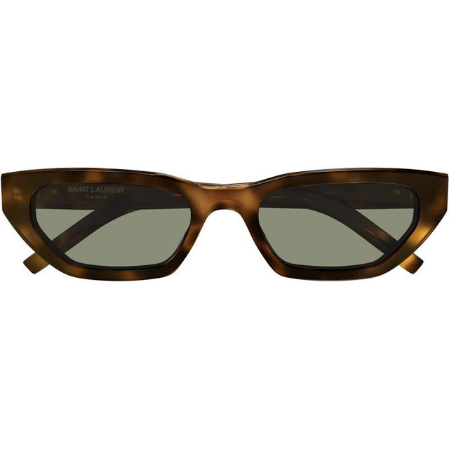 Saint Laurent SLM126 - Havana/Green Lenses