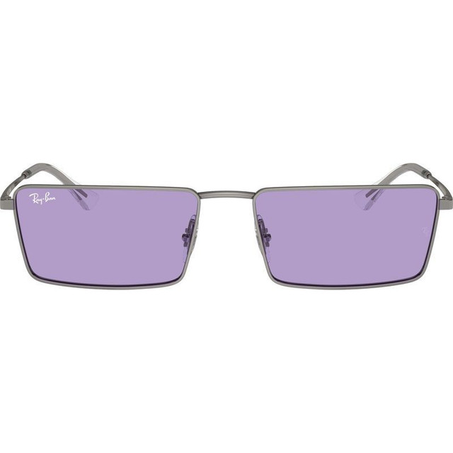 Ray-Ban Emy RB3741 - Gunmetal/Violet Lenses 59 Eye Size