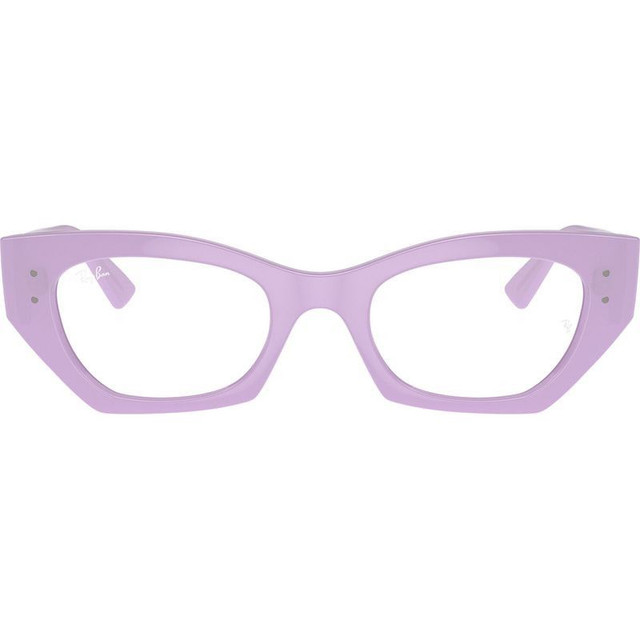 Ray-Ban Glasses Zena RX7330 - Lilac/Clear Lenses 52 Eye Size