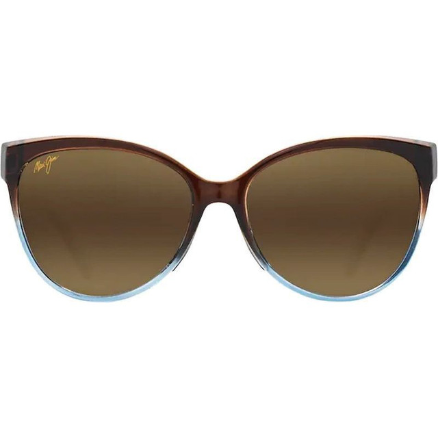 Maui Jim Olu Olu - Translucent Dark Chocolate with Blue/HCL Bronze Glass Polarised Lenses