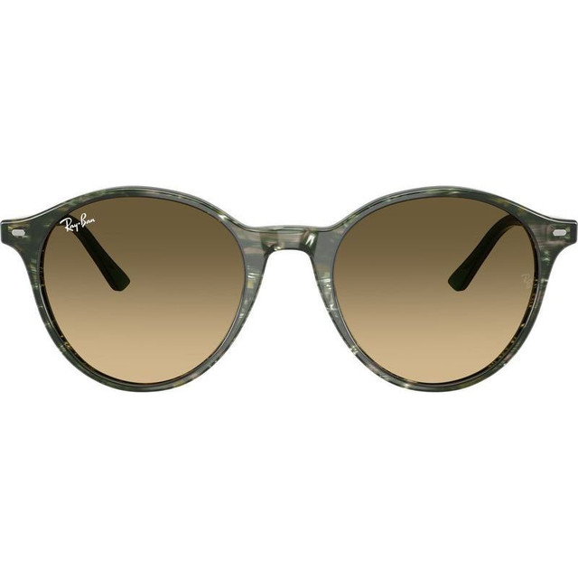 Ray-Ban Bernard RB2230 - Transparent Shade Fantasy Green/Brown Gradient Glass Lenses 53 Eye Size