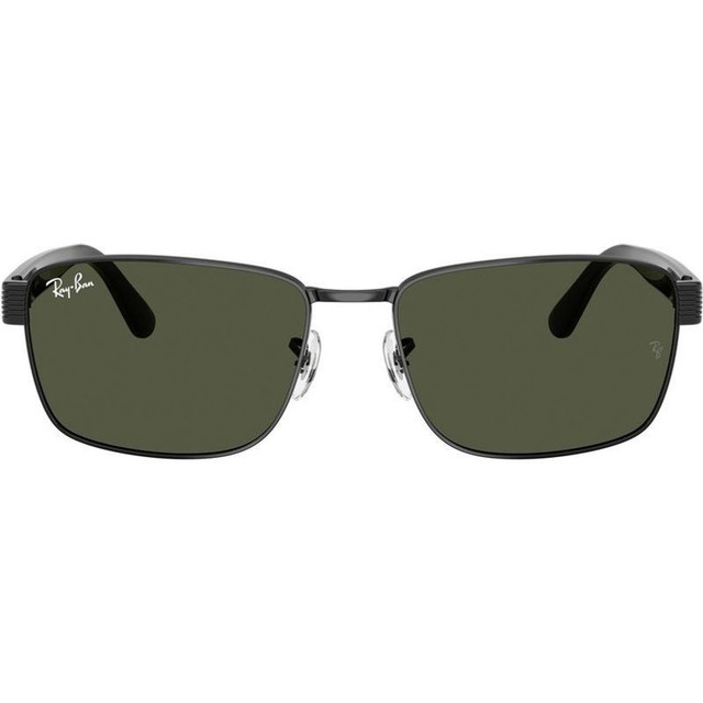 Ray-Ban RB3750 - Black/Green Glass Lenses 59 Eye Size