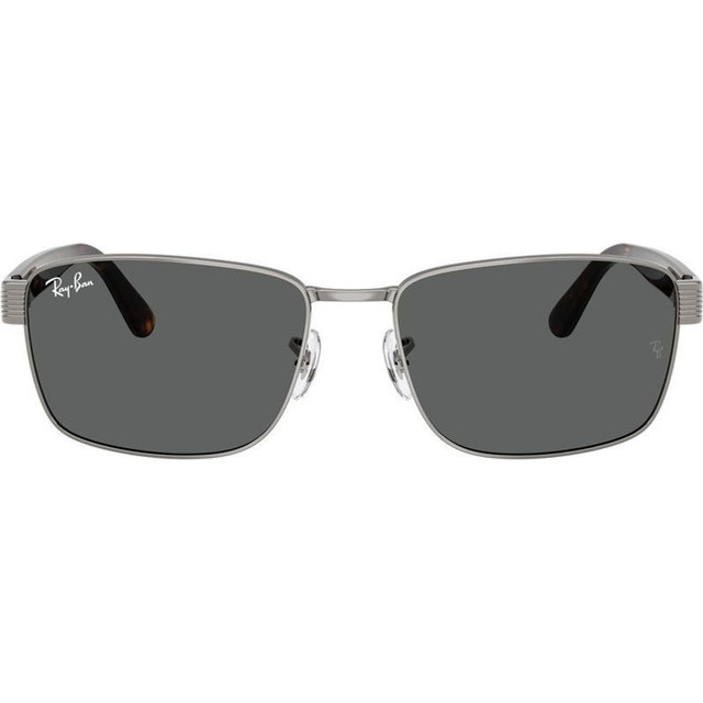 Ray-Ban RB3750 - Gunmetal/Dark Grey Glass Lenses 59 Eye Size