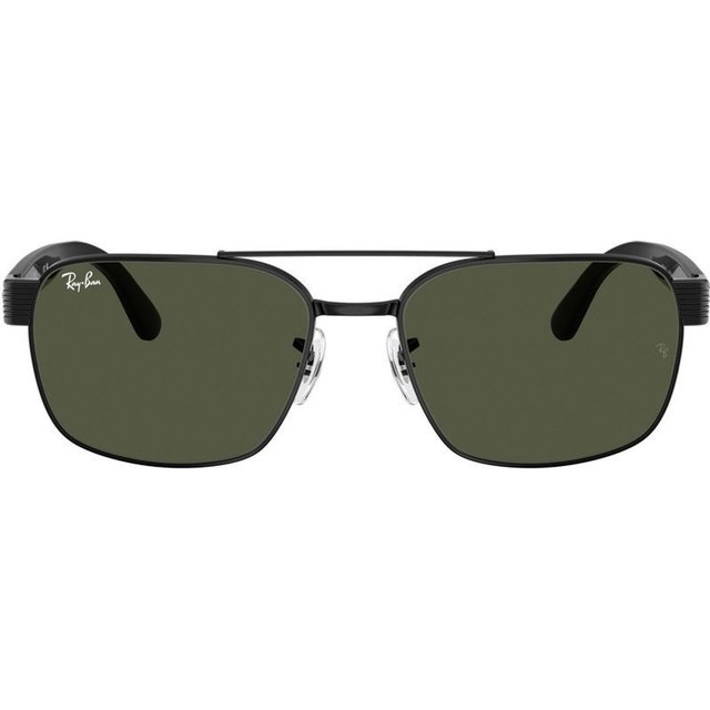 Ray-Ban RB3751 - Black/Green Glass Lenses 58 Eye Size