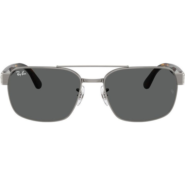 Ray-Ban RB3751 - Gunmetal/Dark Grey Glass Lenses 61 Eye Size