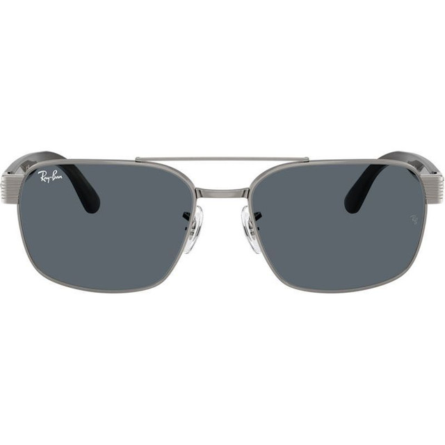 Ray-Ban RB3751 - Gunmetal/Blue Glass Lenses 58 Eye Size