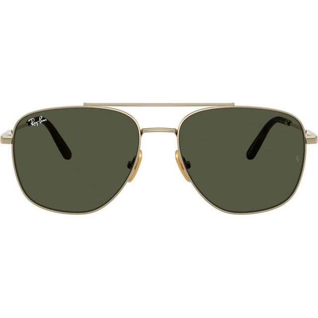 Ray-Ban William Titanium RB8097 - Arista/Green Glass Lenses