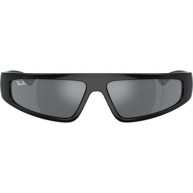 Ray-Ban Izaz RB4432 - Black/Dark Grey Flash Silver Mirror Lenses