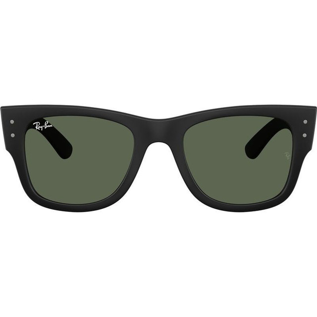 Ray-Ban Mega Wayfarer RB4840S - Sand Black/Dark Green Lenses 50 Eye Size