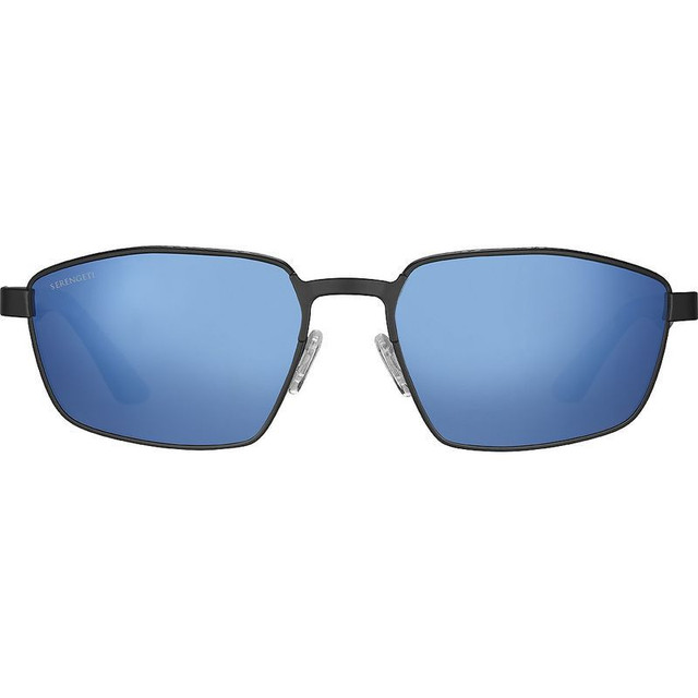 Serengeti Kean - Matte Black/555nm Blue Photochromic Glass Polarised Lenses