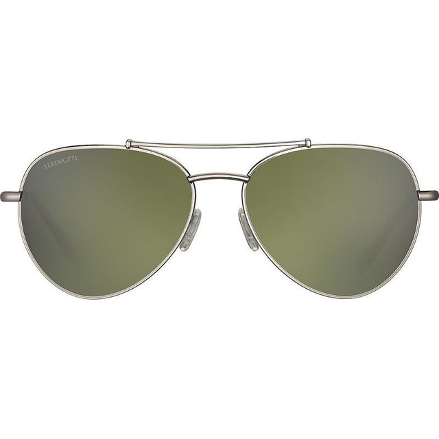 Serengeti Pete - Shiny Gunmetal/555nm Photochromic Glass Polarised Lenses