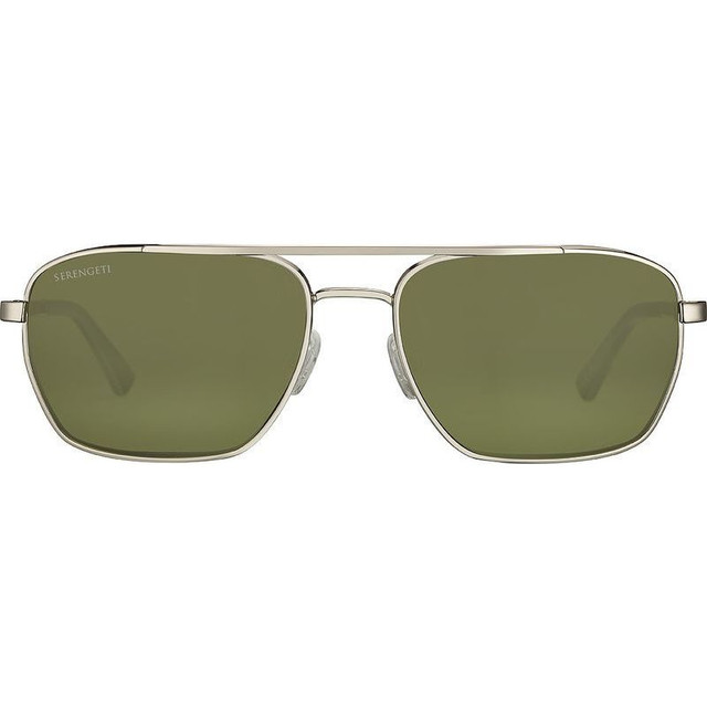 Serengeti Ansel - Shiny Silver/555nm Photochromic Glass Polarised Lenses