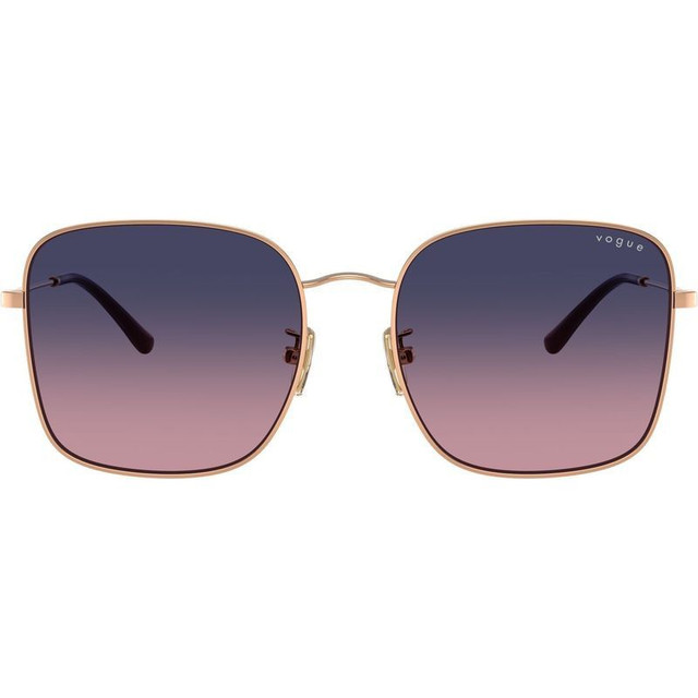 Vogue Eyewear VO4327SD - Rose Gold/Pink Blue Gradient Lenses