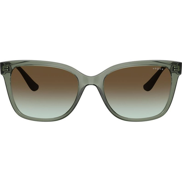 Vogue Eyewear VO5426S - Transparent Mallard Green/Green Brown Gradient Lenses