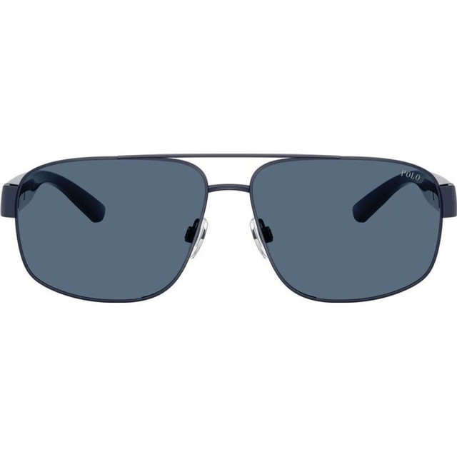 Polo Ralph Lauren PH3156 - Semi Shiny Navy Blue/Dark Blue Lenses