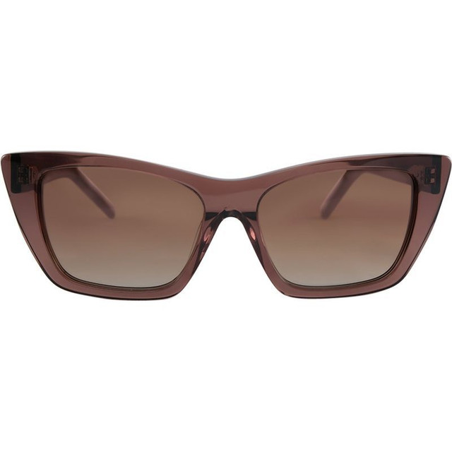 Bill Bass Justine - Crystal Brown/Brown Gradient Polarised Lenses